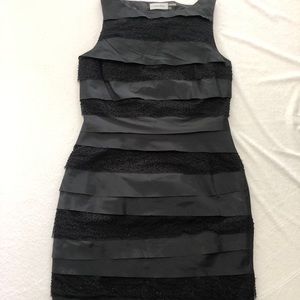 Calvin Klein Elegant Black Dress - Size 8